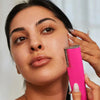 Dermaplaning device suitable for fine facial hair and peach fuzz