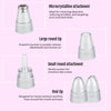 Facial pore cleaner with adjustable suction levels for personalised use