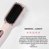 Fast-heating ionic styling brush ready in under 30 seconds for quick morning routines