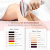 IPL hair remover featuring attachments for larger body areas and smaller detailed zones