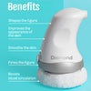Interchangeable massage pads offering smoothing and kneading sensations