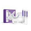 Diamond Smile purple colour-correcting tooth-whitening set on a white background