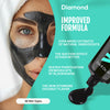 Charcoal peel off mask leaving skin feeling smooth and refreshed