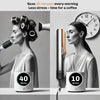 Compact 2 in 1 air straightener suitable for home use and travel