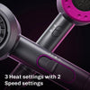 AirFusion hair dryer with anti-frizz technology for smooth, shiny and healthy-looking hair.