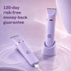 Electric body groomer for legs, underarms, chest and other sensitive areas.