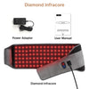 Home red light therapy belt with integrated timer and simple controls for daily use.