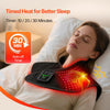 Neck light therapy wrap with ergonomic design for comfortable hands-free treatment.