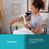 Percussion massager delivering up to 3,100 pulses per minute for deep muscle massage.