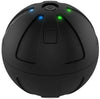 Trigger point therapy ball with adjustable vibration levels for personalised treatments.