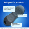 Trigger point therapy tool for releasing muscle knots in the hips, glutes and lower back.