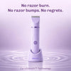 Waterproof body trimmer suitable for both dry grooming and use in the shower.