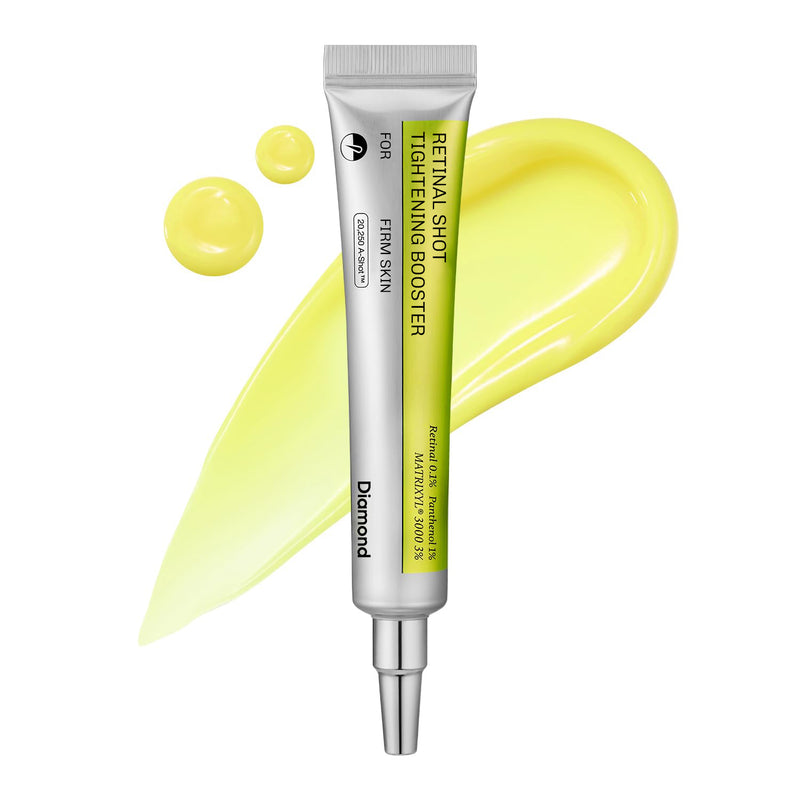 Diamond 0.1% retinal serum designed to visibly smooth skin texture and reduce fine lines