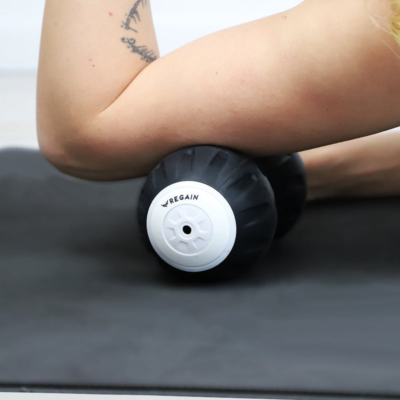 Vibrating Peanut Massage Ball for Deep Tissue Recovery & Mobility