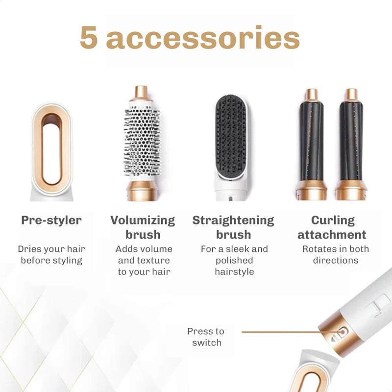Multi function hair styler suitable for beach waves and glamorous curls