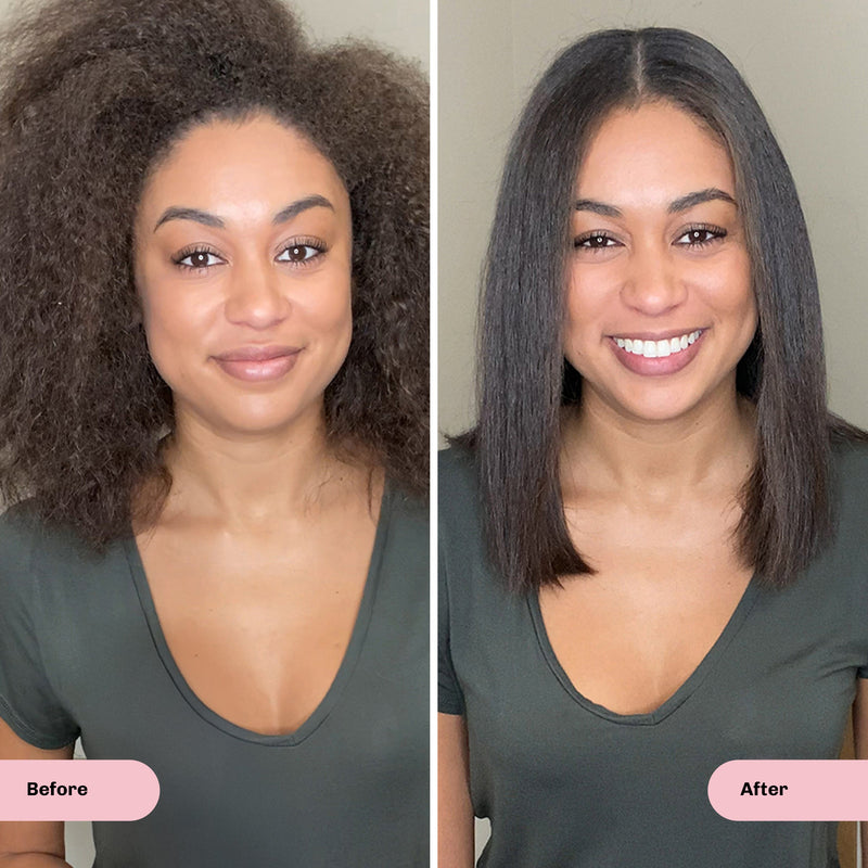 Ceramic heated brush with even heat distribution for smooth, polished hair