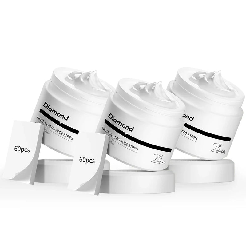 Diamond blackhead remover cream for visible pore cleansing and smoother skin