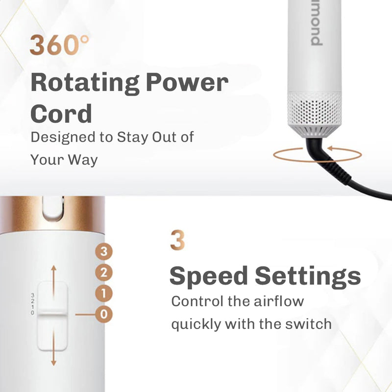 Diamond CloudAir 5 in 1 air styler for versatile everyday styling