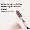 Ceramic heated round brush suitable for different hair types and lengths