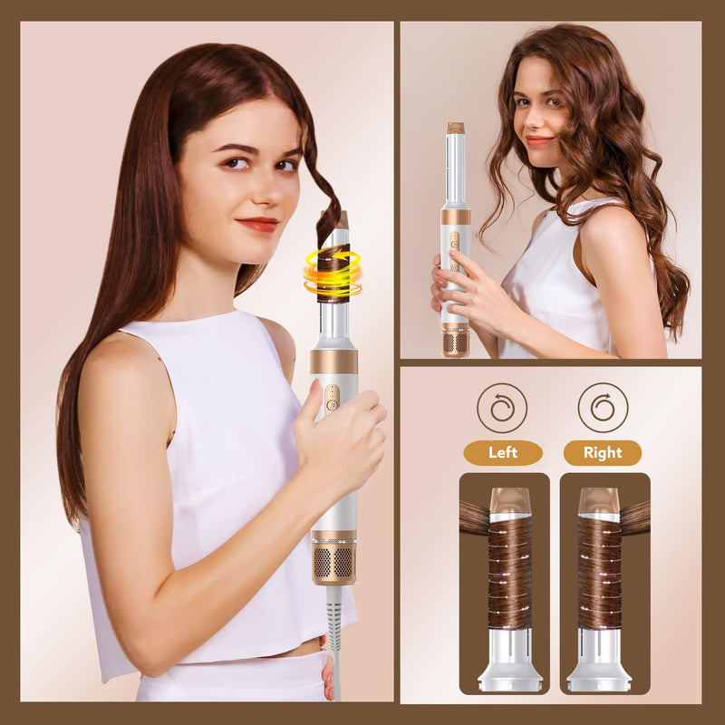 Air hairstyler with negative ion effect for smoother and fuller-looking hair