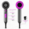 Lightweight ionic hairdryer with ergonomic design for comfortable use