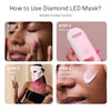 LED light therapy mask intended for comfortable home skincare use