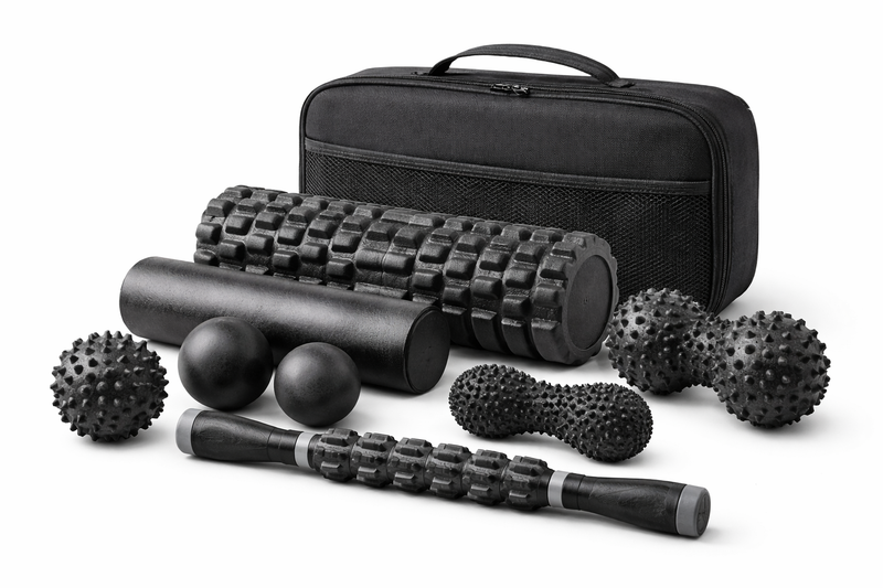 9-Piece Muscle Recovery & Massage Kit with Foam Rollers and Massage Balls
