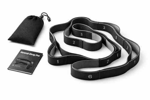 Stretch Strap with Loops for Flexibility & Mobility Training