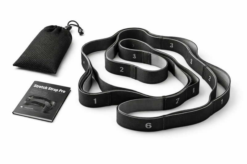 Stretch Strap with Loops for Flexibility & Mobility Training