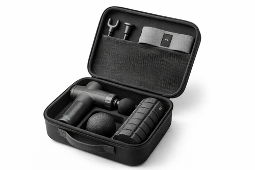 Massage Gun Recovery Set with Foam Roller, Massage Balls & Resistance Band