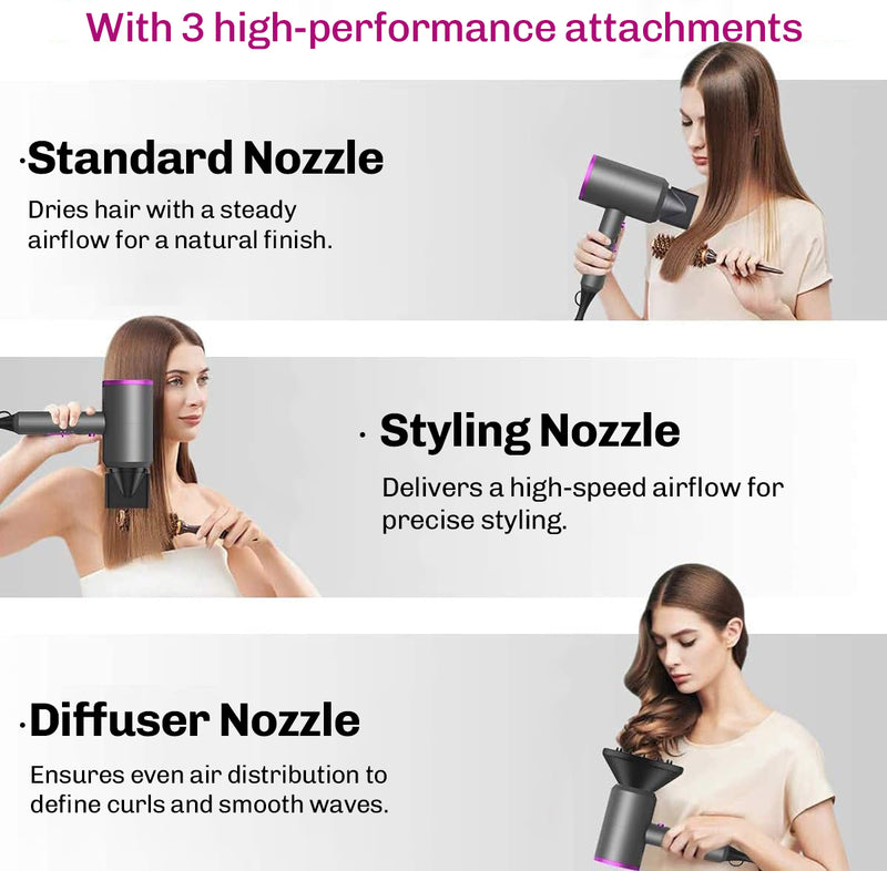 Professional hair dryer UK designed for controlled airflow and smooth drying
