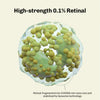 Retinal serum helping to refine pores and promote clearer-looking skin
