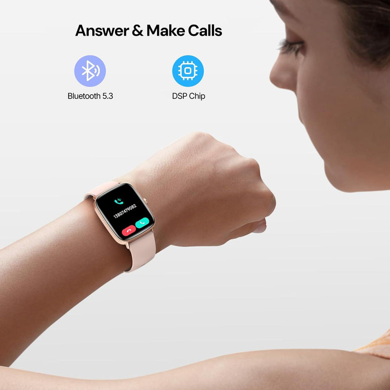 Activity tracker watch with step counting, calorie tracking and multiple fitness modes.