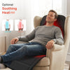 Back massage mat with adjustable massage programmes for personalised relaxation.