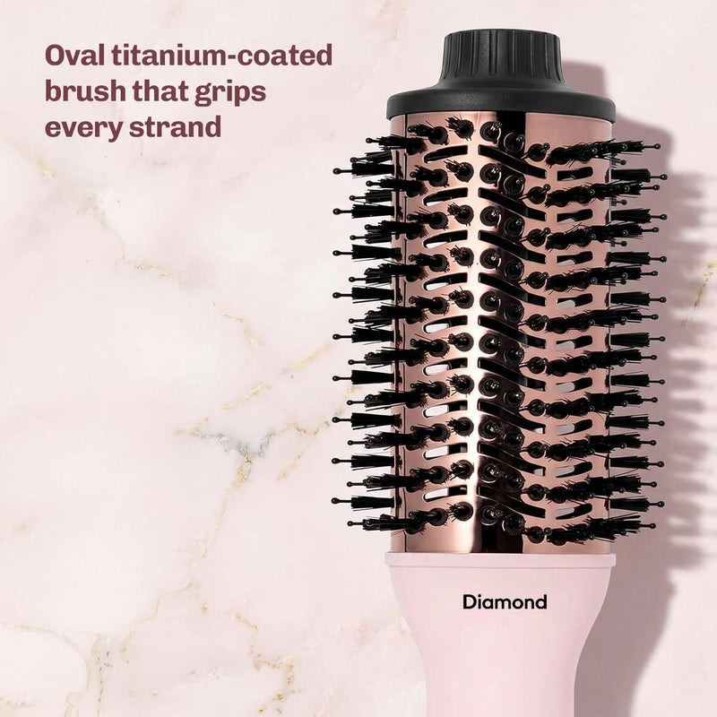 Blow dry brush for creating voluminous hairstyles with a smooth, salon-style finish.