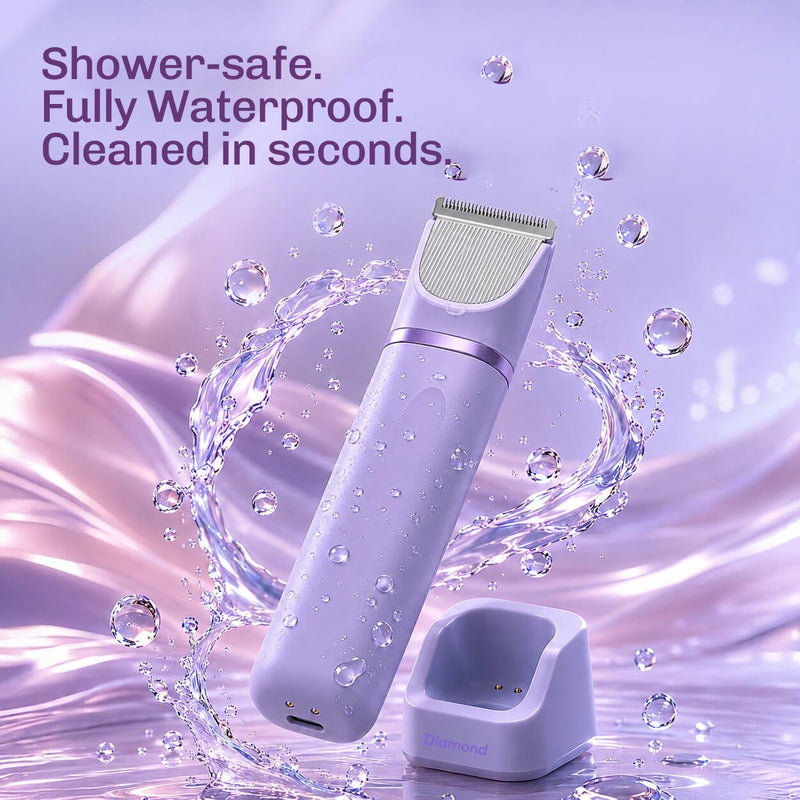 Cordless body trimmer with an ergonomic design for maximum comfort and precise control.