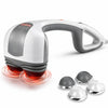 Deep tissue massager with percussion therapy and heat for targeted muscle recovery and relaxation.