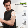 Dual channel TENS & EMS device allowing two treatment areas to be used simultaneously.
