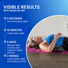 Glute massage tool providing targeted pressure for muscle recovery after exercise.
