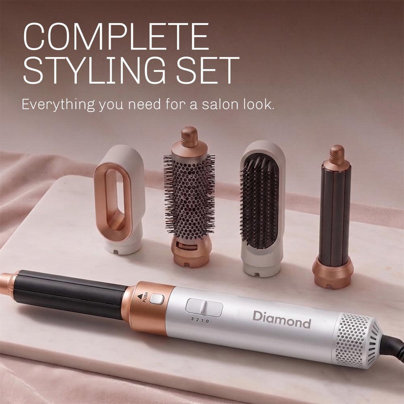 Diamond CloudAir hair styler for effortless curls, waves and salon-quality styling at home.