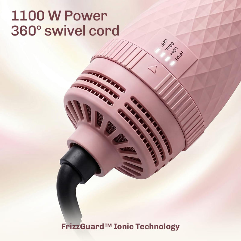 Diamond VolumeBrush 2-in-1 hair styler for effortless blowout styling, extra volume and smooth hair.