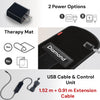 Infrared light therapy belt designed for the back, shoulders, knees and other treatment areas.