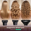 Hair dryer with ion technology that reduces frizz and helps protect hair from heat damage.