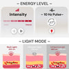 LED light therapy belt with adjustable intensity settings for personalised wellness sessions.