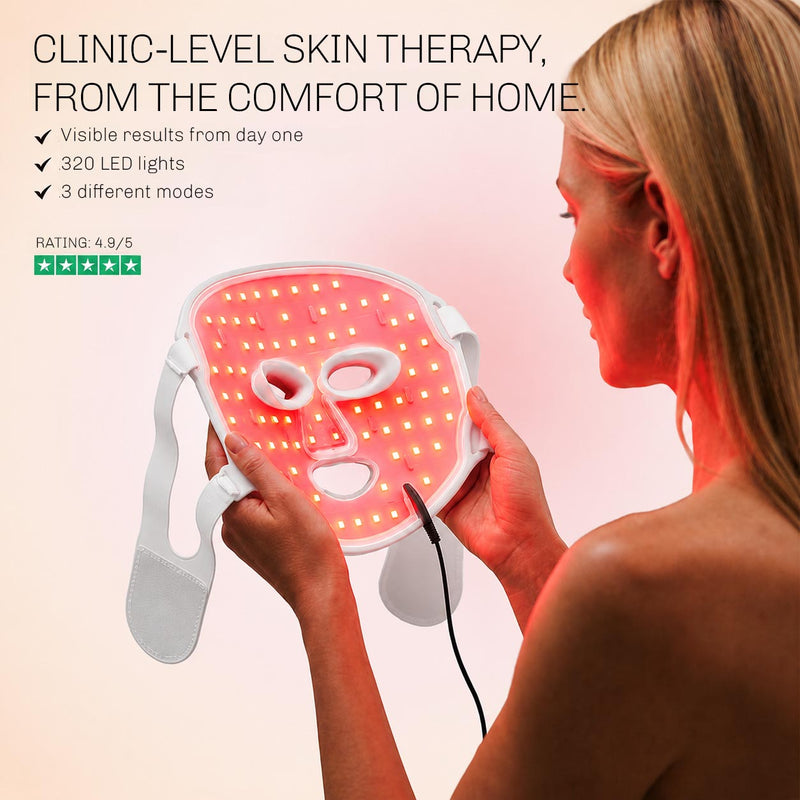 LumiWhite LED Face Mask for advanced anti aging skincare