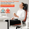 Massage chair cushion with adjustable massage programmes and personalised intensity settings.