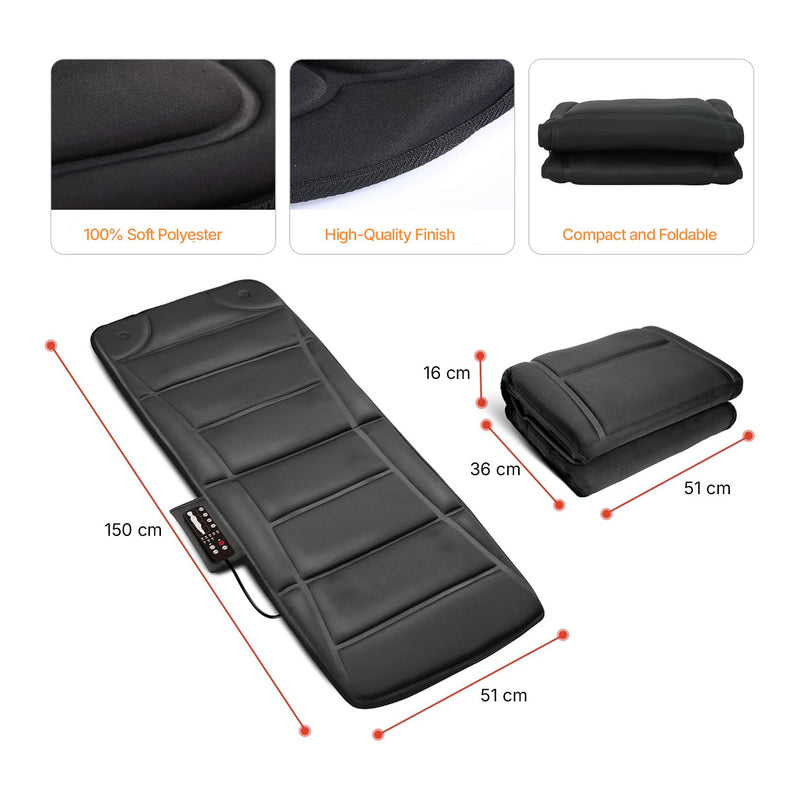 Muscle recovery massage mat supporting relaxation and comfort after physical activity.