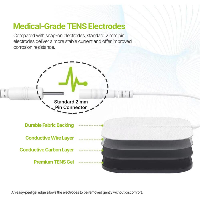Muscle stimulator for the back, neck, shoulders, arms and legs with multiple therapy modes.