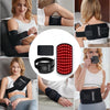 Near infrared therapy belt delivering even light coverage for everyday muscle recovery.