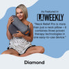 Neck support pillow designed to encourage a natural neck position at home or while travelling.
